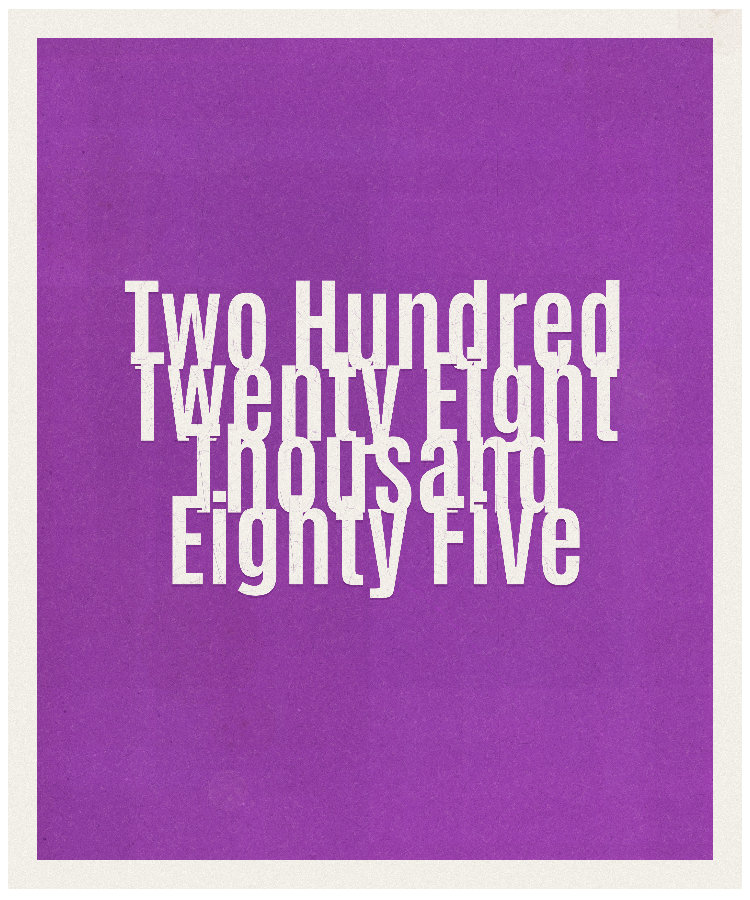 Count #228085