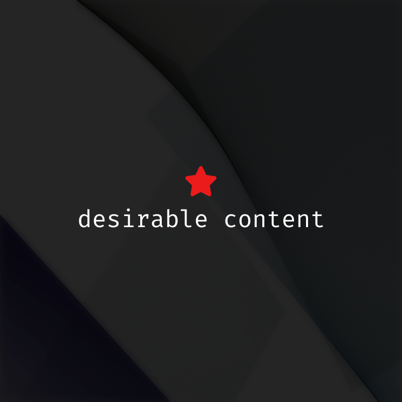 desirable content #31