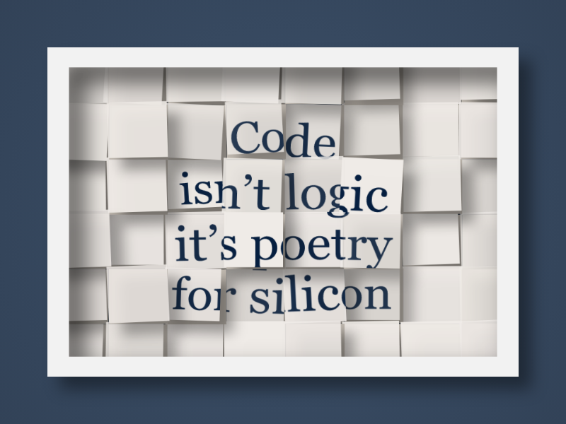 The Metaphor Machine #13842