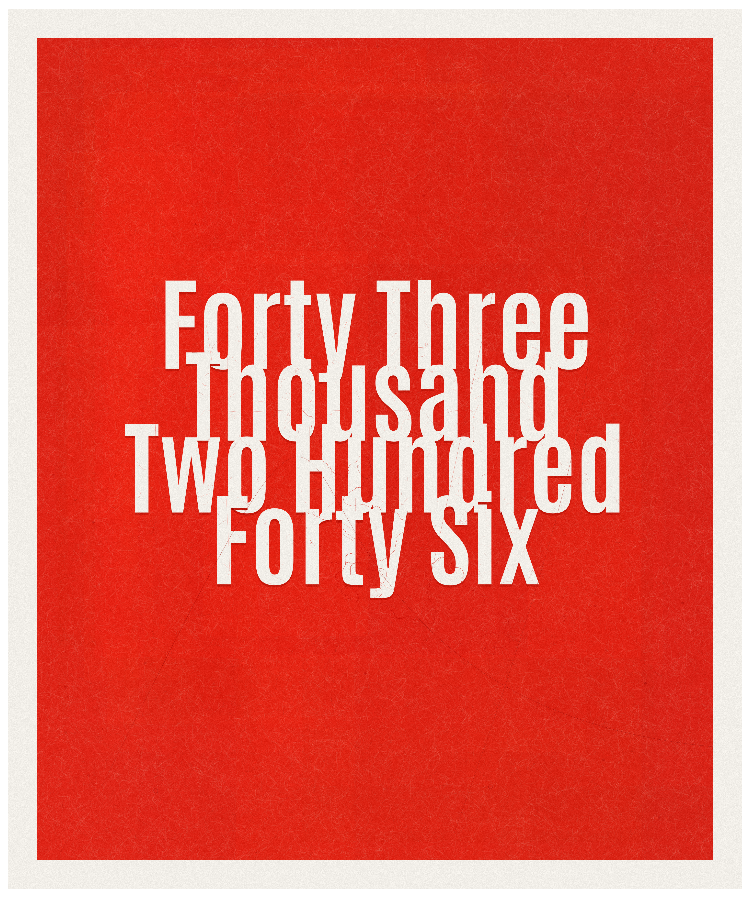 Count #43246