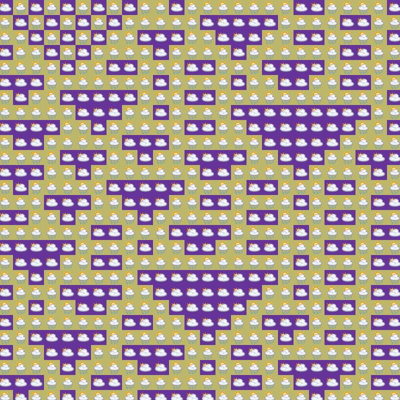 Elementary Cellular Emoji Automata #356