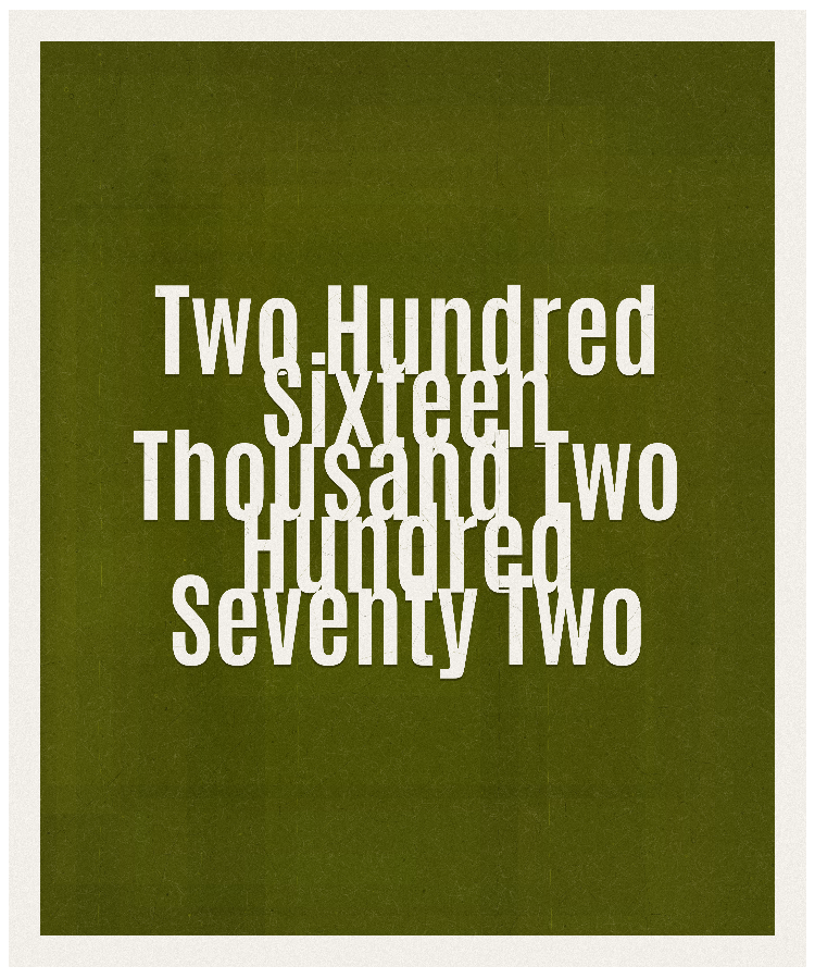 Count #216272