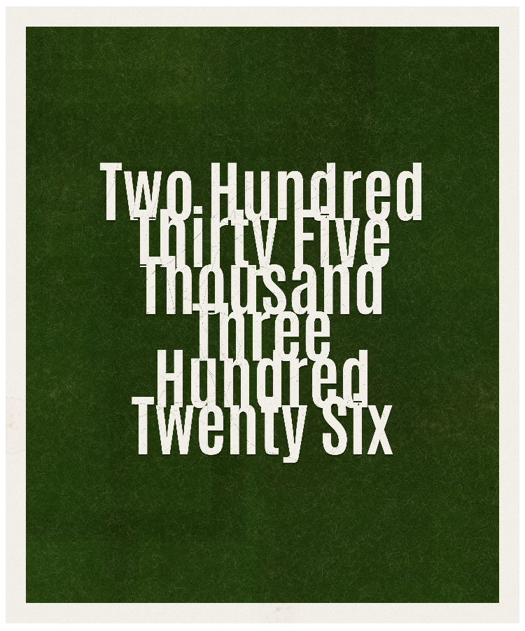 Count #235326