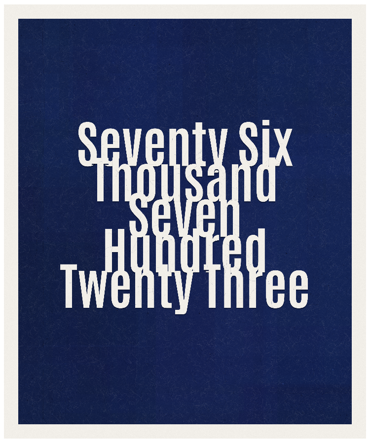 Count #76723