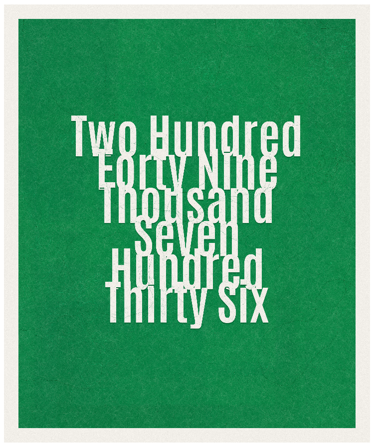 Count #249736