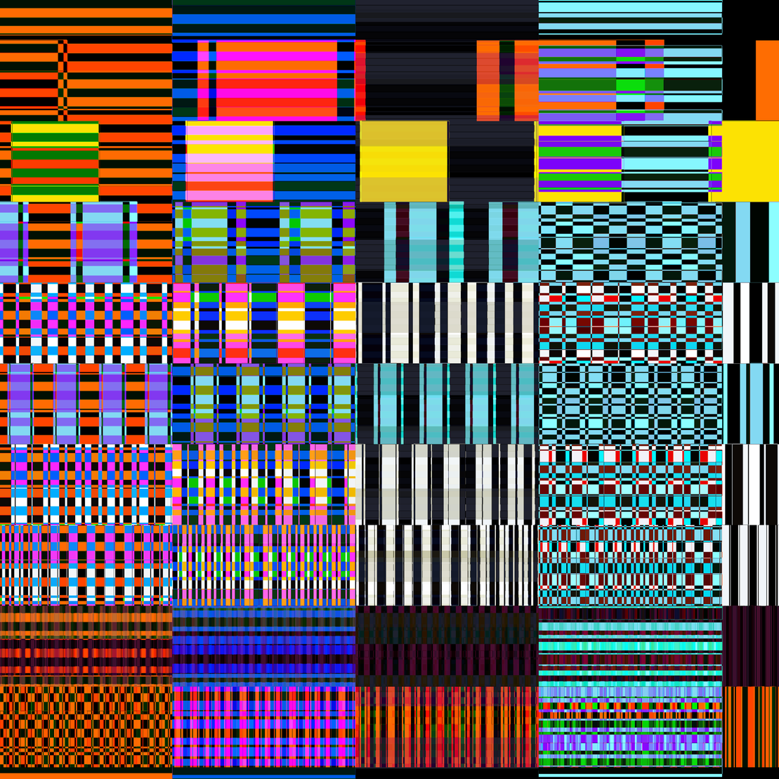 Glitchometry Stripes #84