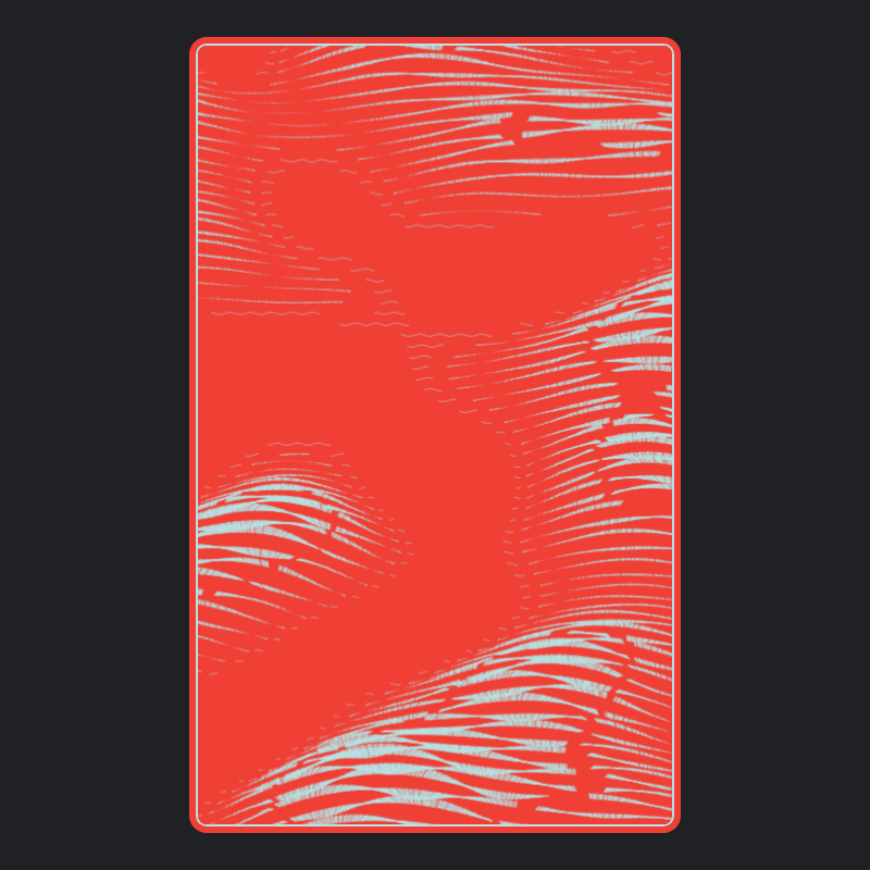 Topographic Playing Card #54