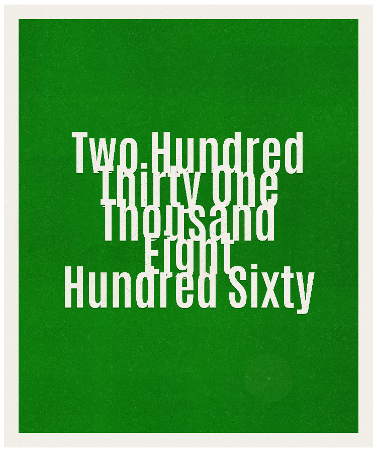 Count #231860