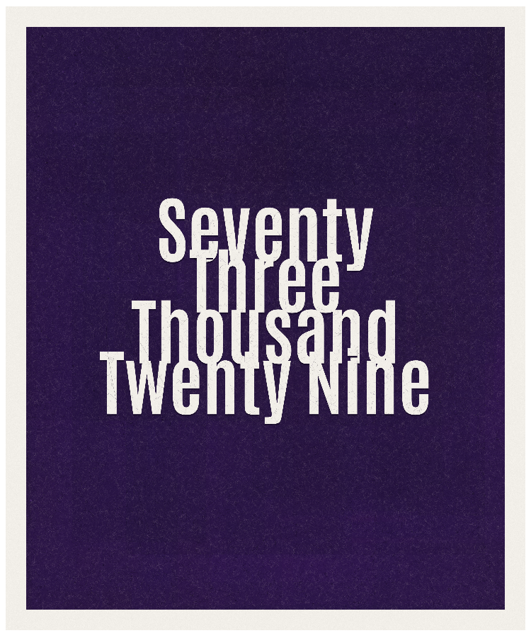 Count #73029