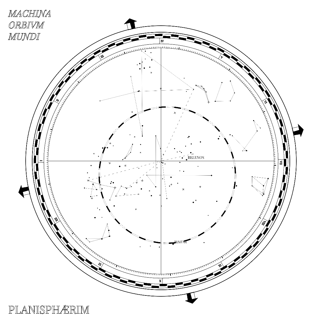 A Fictional Map Of Constellations #67