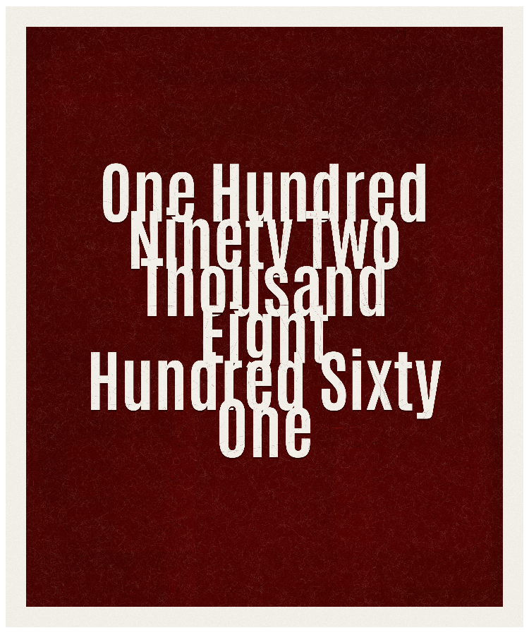 Count #192861