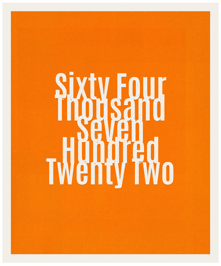 Count #64722