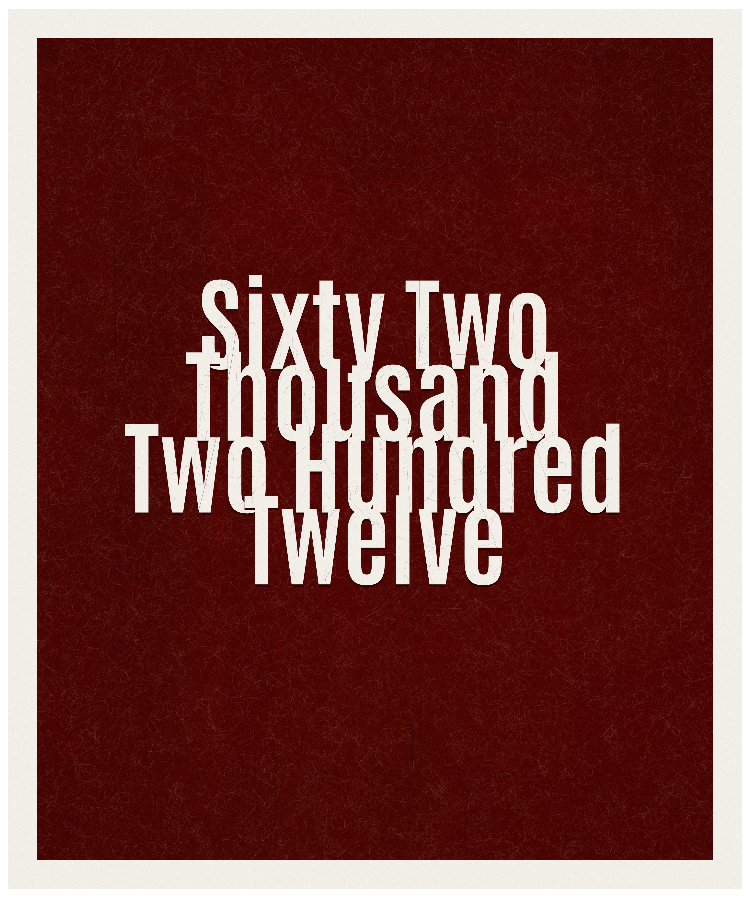 Count #62212