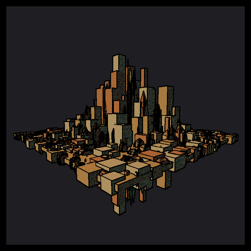 Crystal forest #23