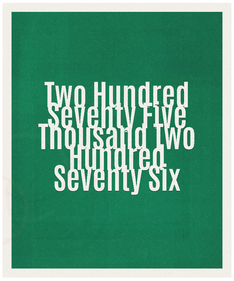 Count #275276