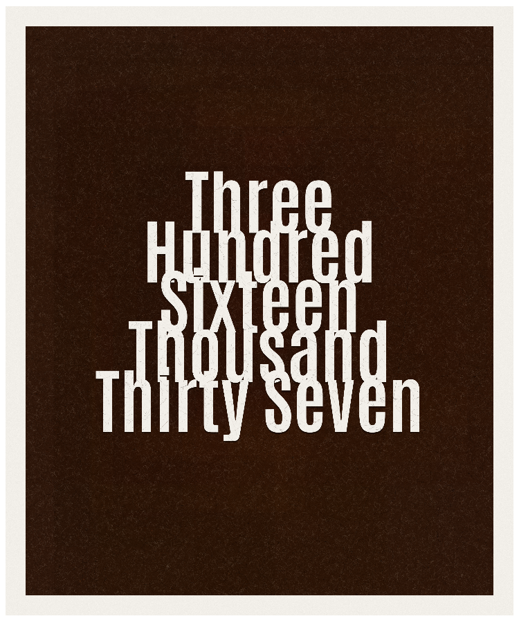 Count #316037