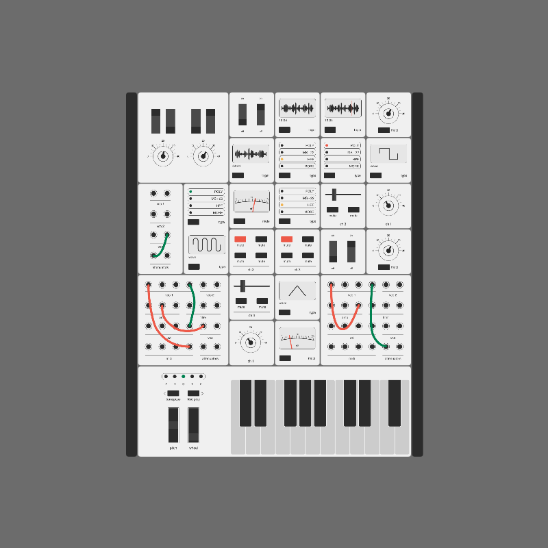 Modular synthesizer #9