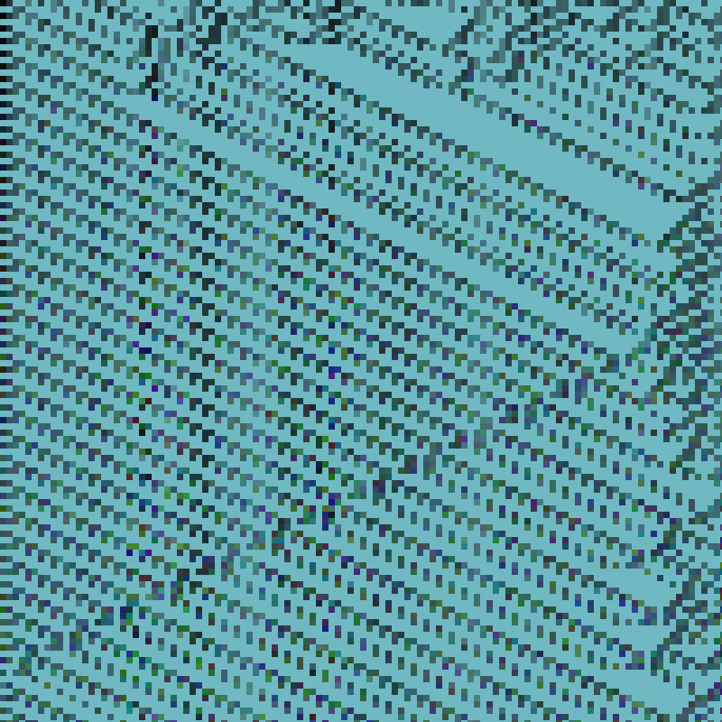 Colored Elementary Cellular Automaton #142