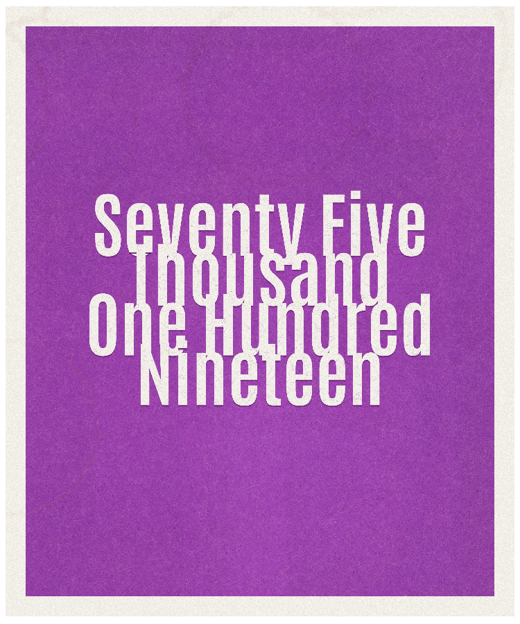 Count #75119