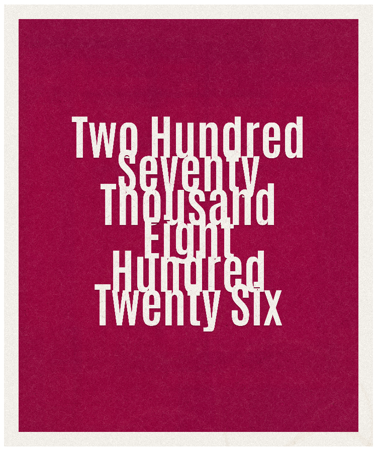 Count #270826