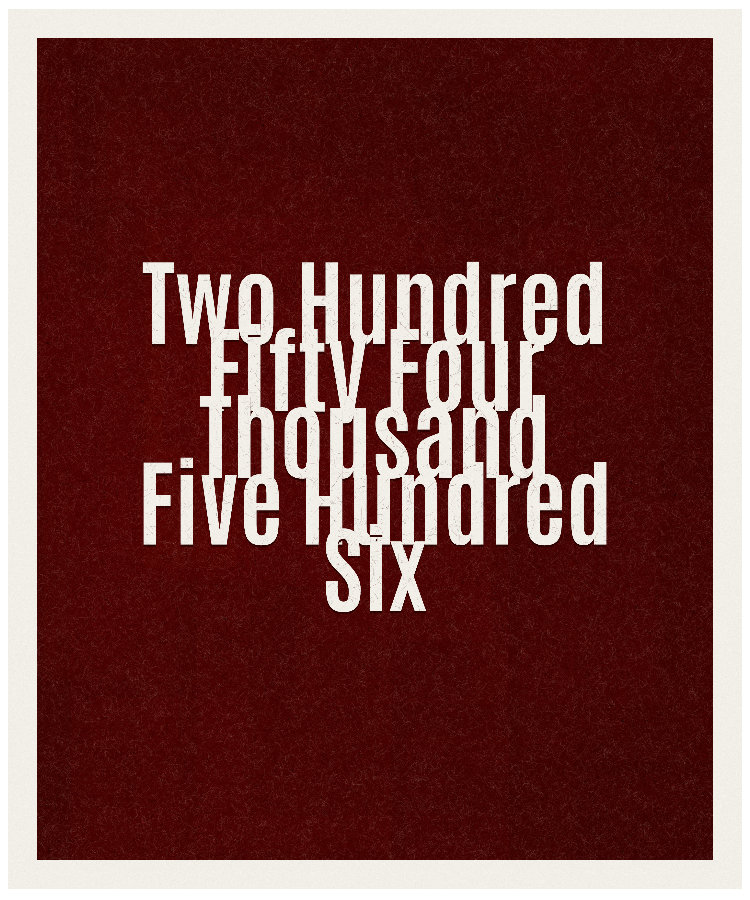 Count #254506
