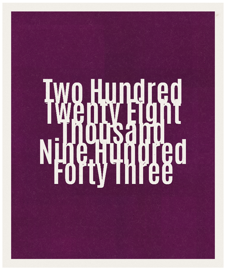 Count #228943