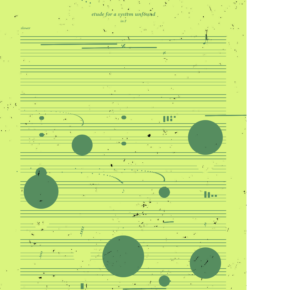 etude for a system unfound #196