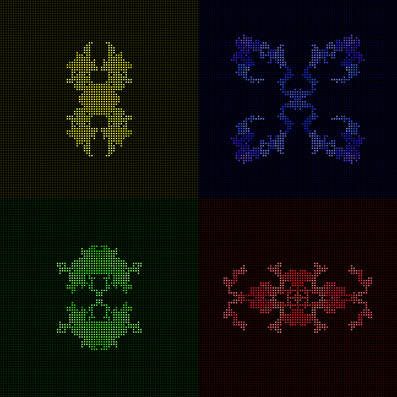 Dither Creatures 2x2 #104