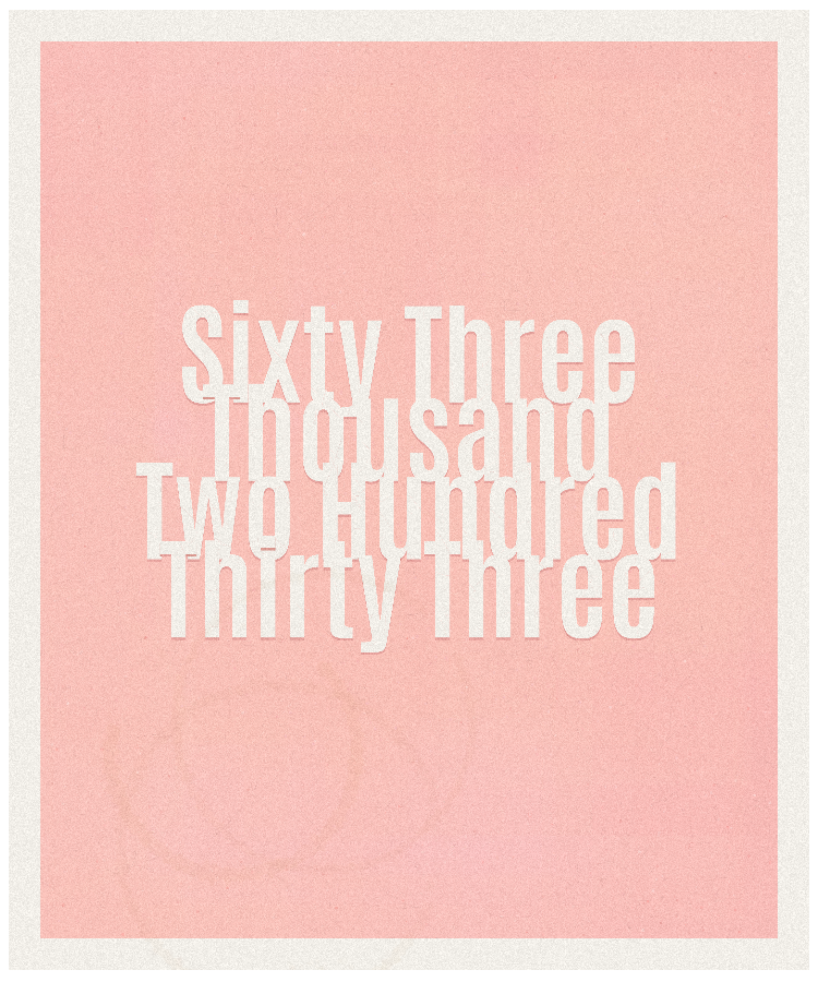 Count #63233