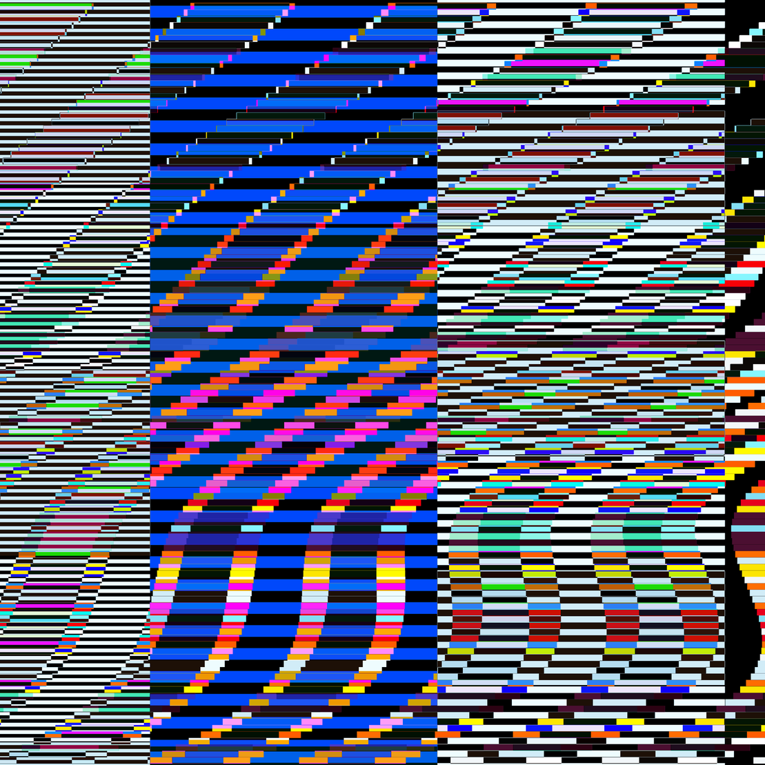 Glitchometry Stripes #63