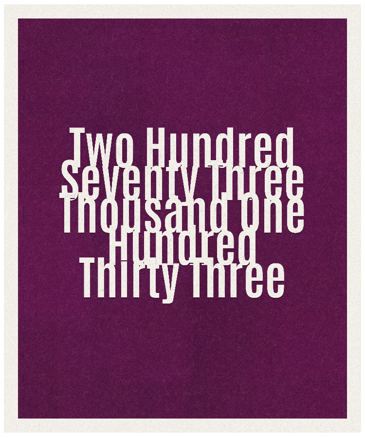 Count #273133