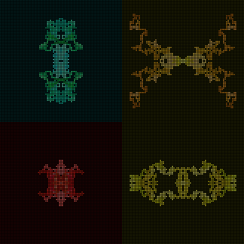 Dither Creatures 2x2 #30