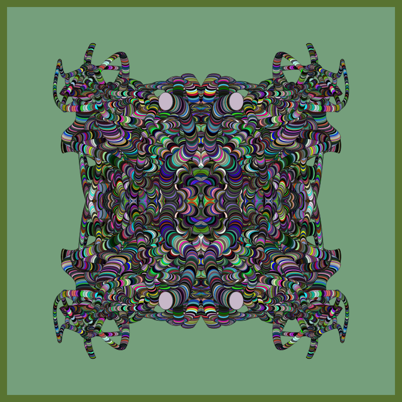 Symmetric Perlinized Ellipse #3