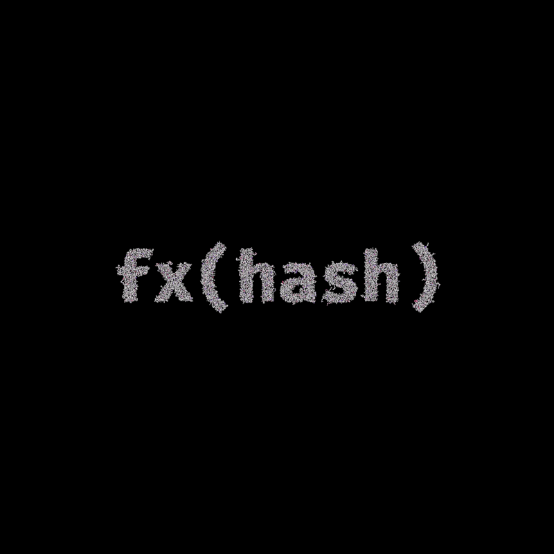 FXHASH Logo with Features #698