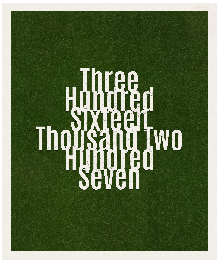 Count #316207