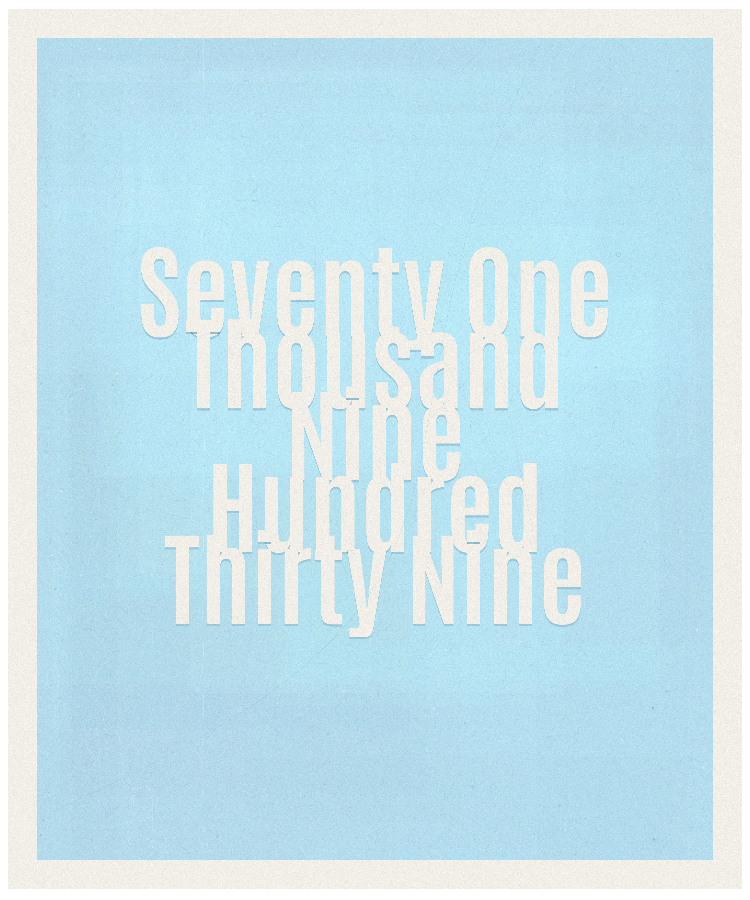 Count #71939