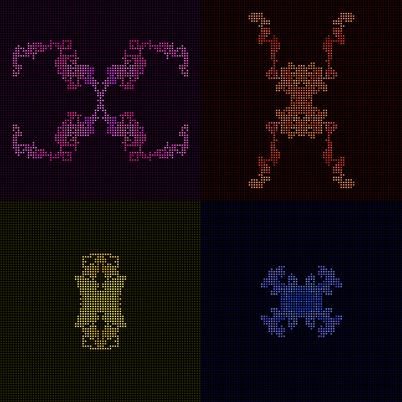 Dither Creatures 2x2 #92