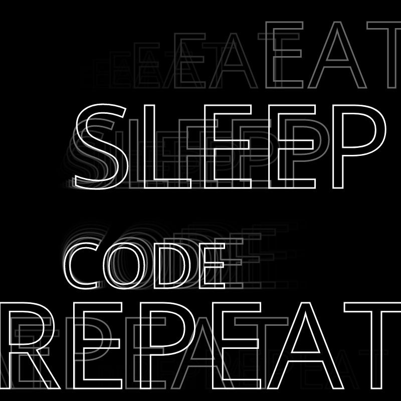 Eat Sleep Code Repeat #5