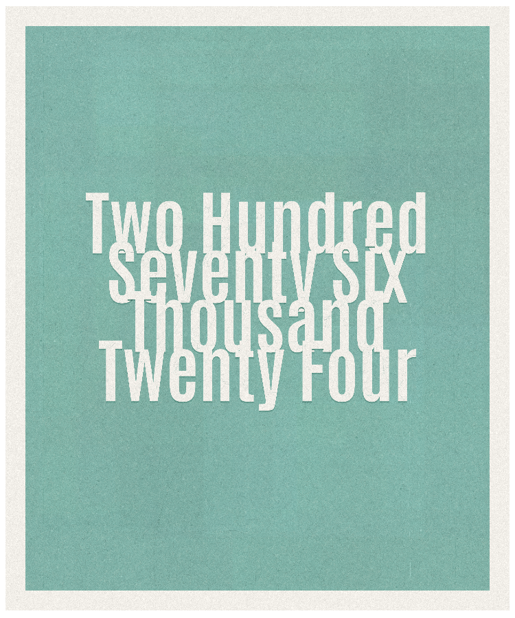 Count #276024