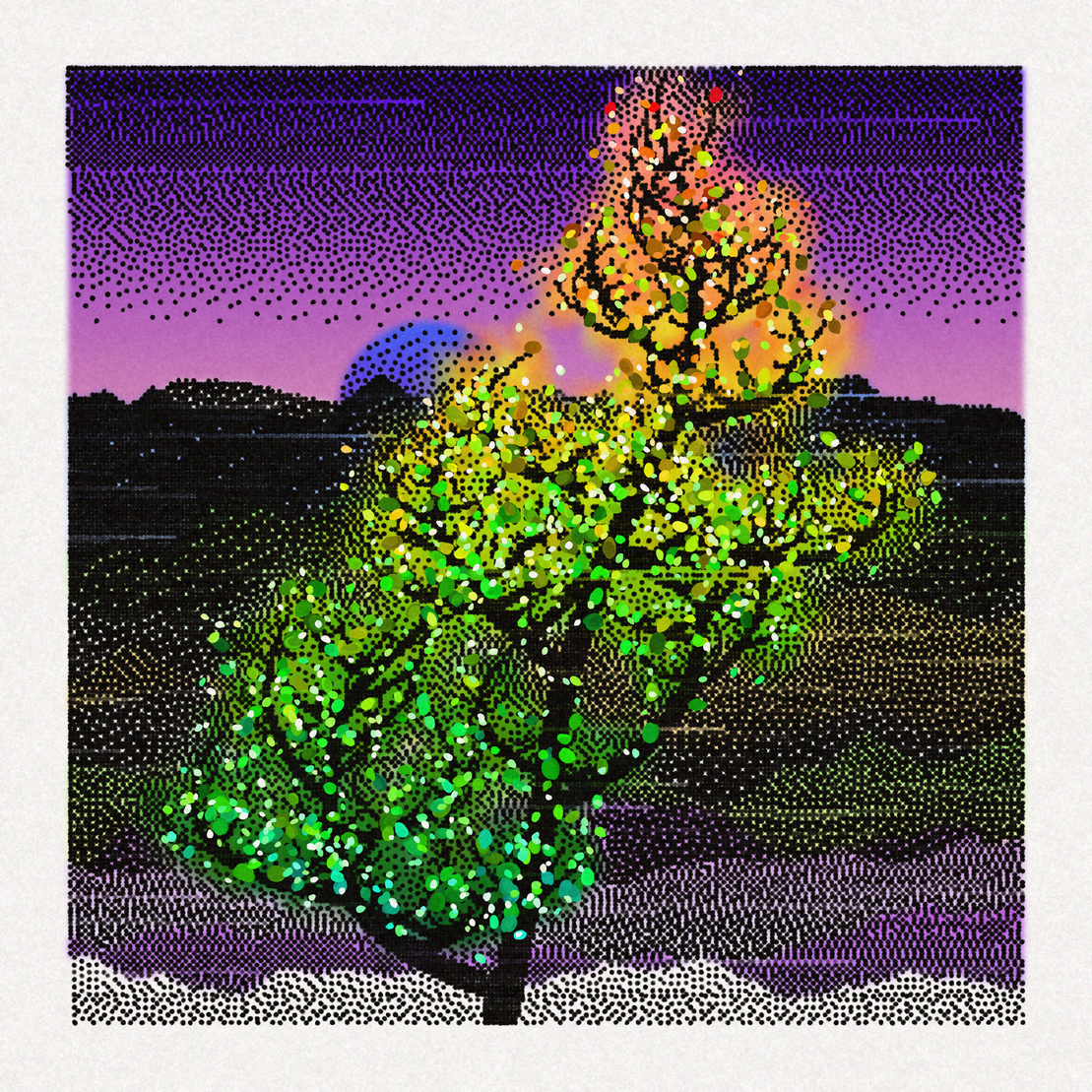 Dithered Branches #90