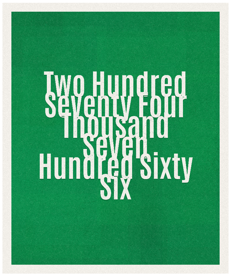 Count #274766