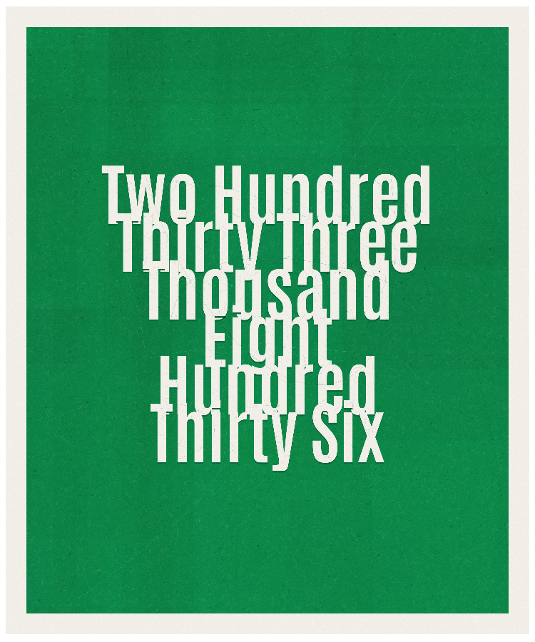 Count #233836