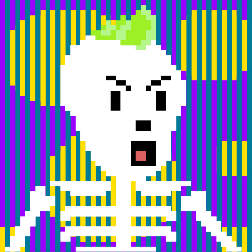 PIXEL SKULLETTI 1 #239