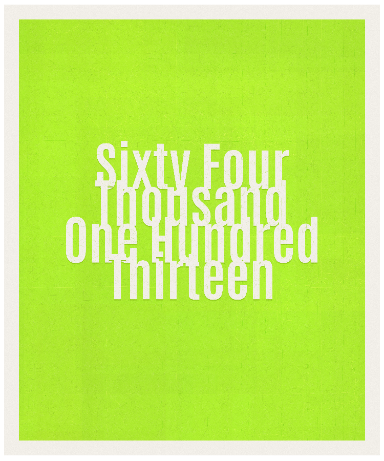 Count #64113