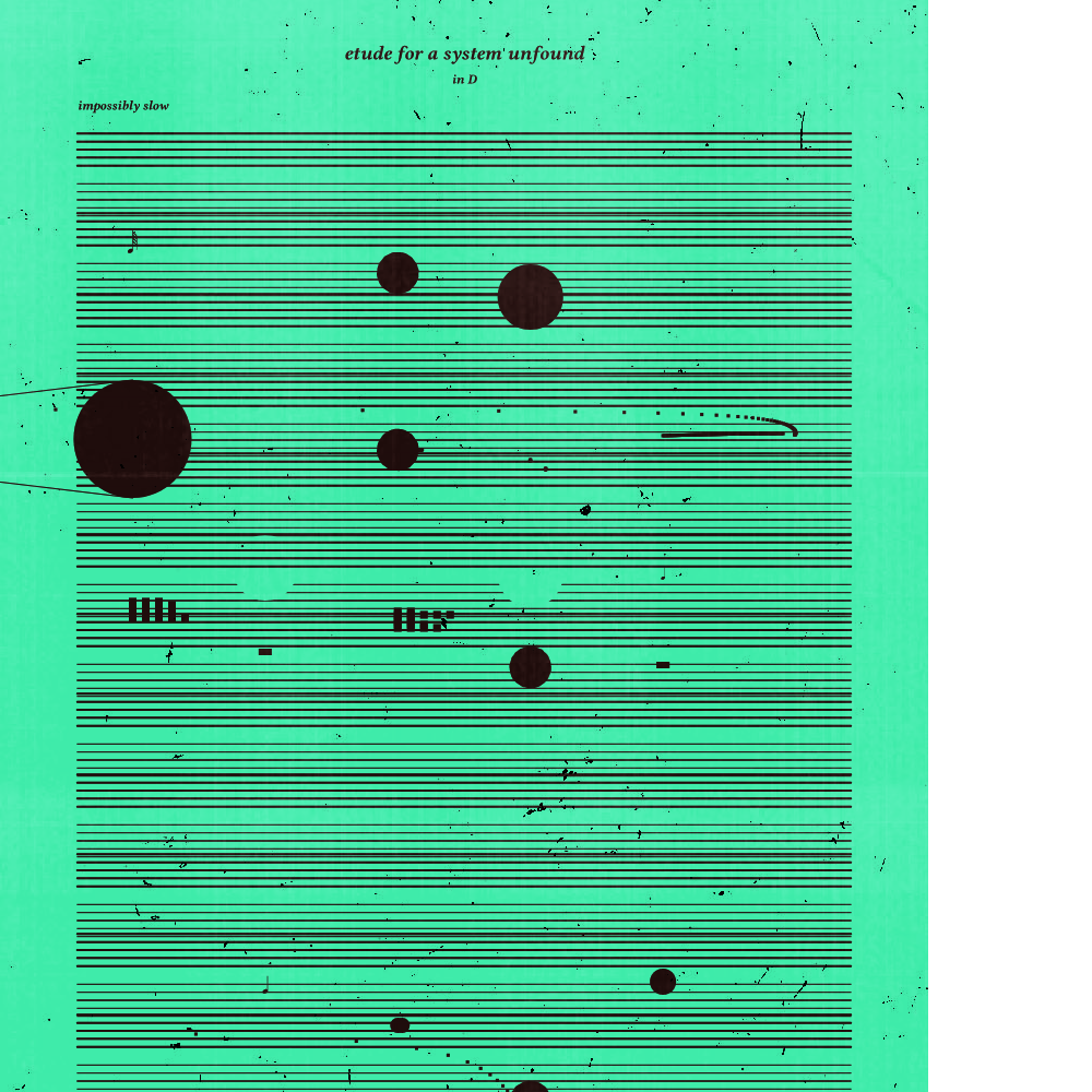 etude for a system unfound #104