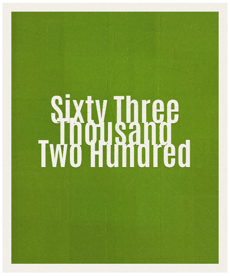 Count #63200
