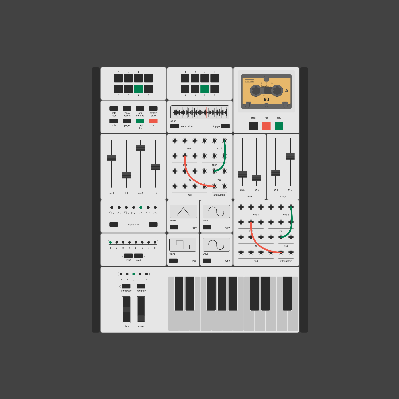 Modular synthesizer #37