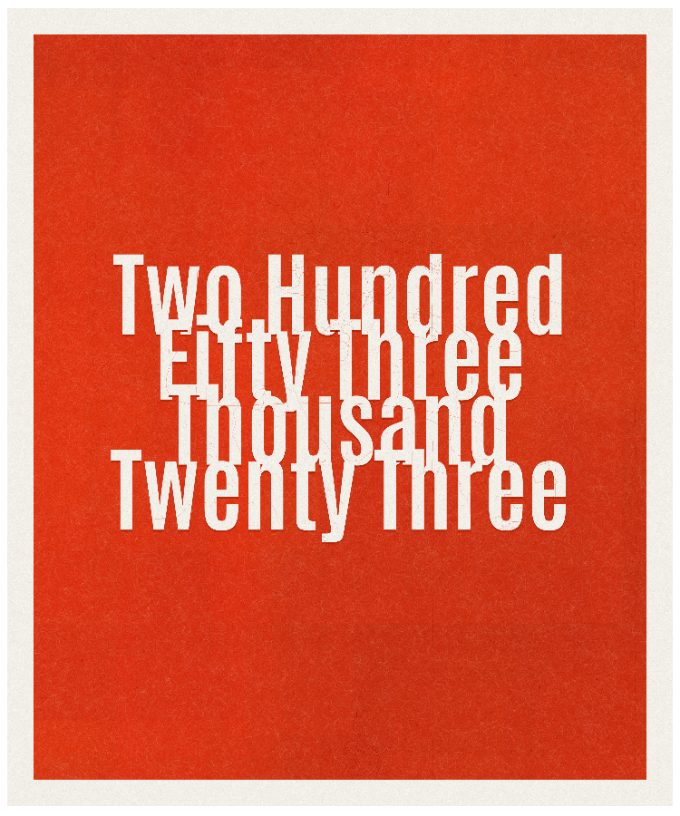 Count #253023