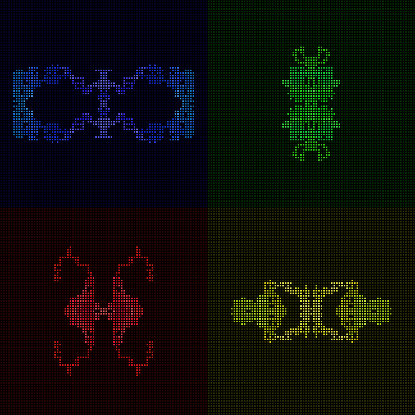 Dither Creatures 2x2 #39