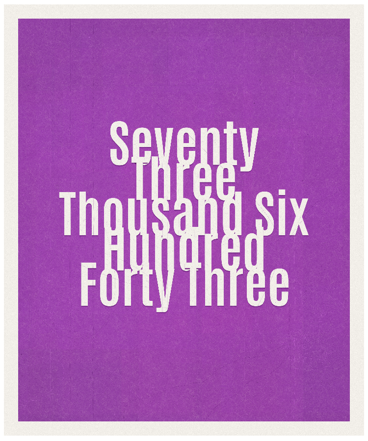 Count #73643